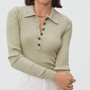Everlane The Merino Long-Sleeve Polo